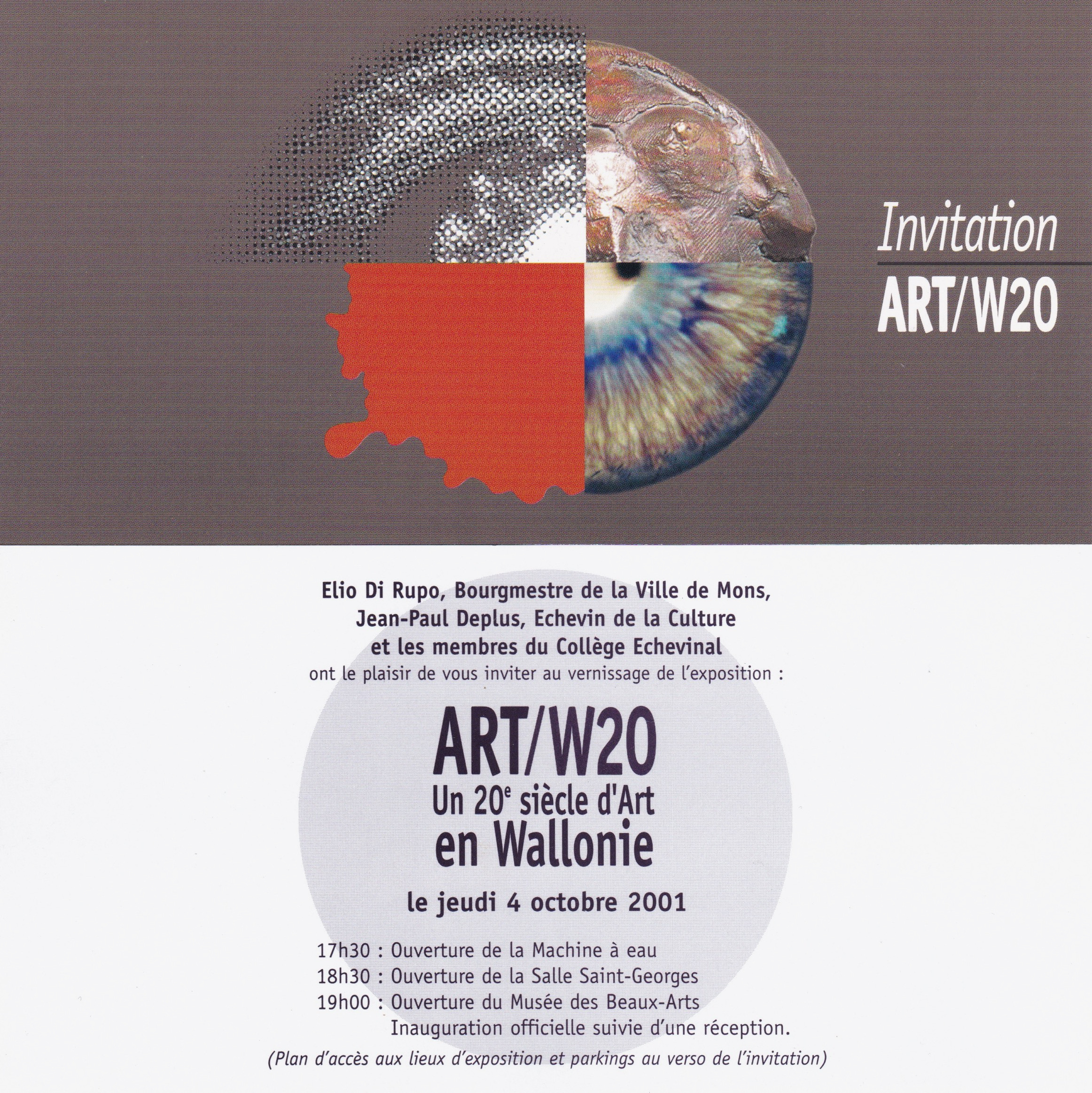 Un 20è siècle d’art en Wallonie, 2001