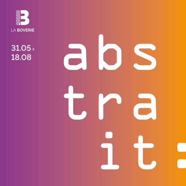 Abstrait, exposition à la Bouverie, Liège, 2024