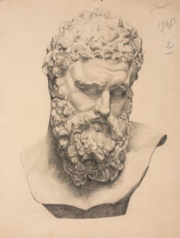 Mig Quinet, Hercule Farnèse (académie des beaux-arts de Bruxelles)