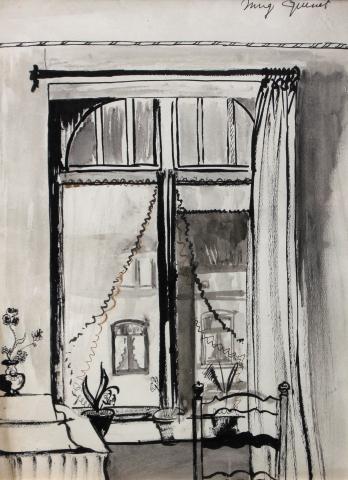 Mig Quinet, Fenêtre à Auderghem, 1937