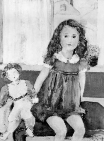 Mig Quinet, Nicole à la poupée préférée, 1937