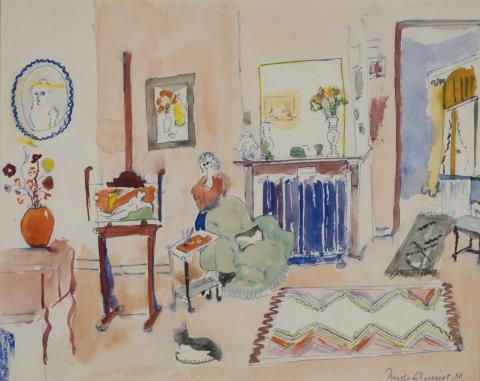 Mig Quinet, L’atelier à Auderghem, 1938