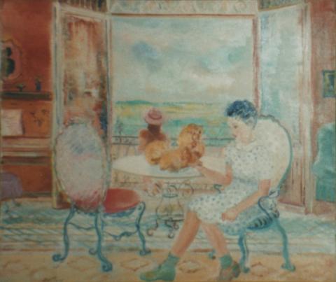 Mig Quinet, Nicole à la fenêtre ouverte, La Pede, 1938