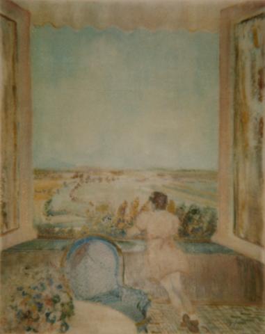 Mig Quinet, Nicole de dos à la fenêtre, La Pede, 1938