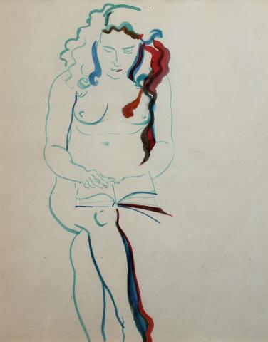 Mig Quinet, La liseuse, 1944