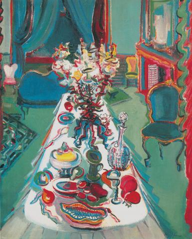 Mig Quinet, La table au candélabre, 1944