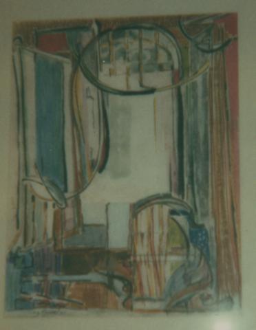 Mig Quinet, Fenêtre à Auderghem, 1945