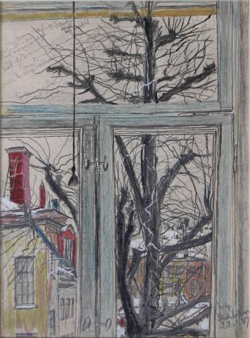 Mig Quinet, Fenêtre de Stockholm, 1947