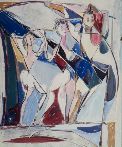Mig Quinet, Les équilibristes, 1950