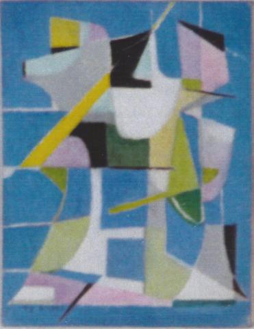 Mig Quinet, Schéma bleu, 1952