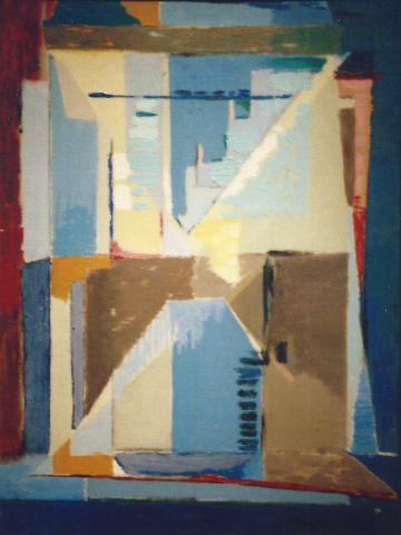 Mig Quinet, Projection en bleu, 1953