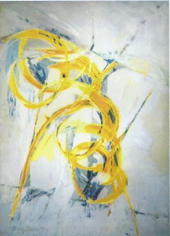 Mig Quinet, Spirale jaune, 1957