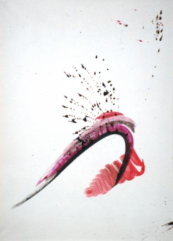 Mig Quinet, Plumage en rose, 1958