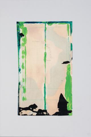 Mig Quinet, Le stencil vert, 1964