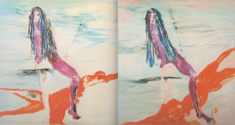 Mig Quinet, Les plageuses jumelles, 1970