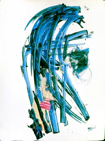 Mig Quinet, Inscrit en bleu, 1972