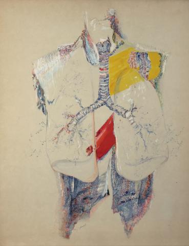 Mig Quinet, Le poumon de cérémonie I, 1978