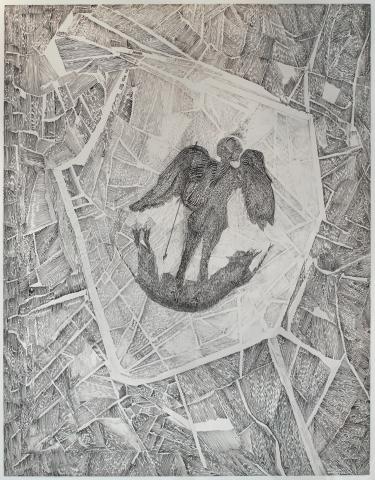 Mig Quinet, Saint-Michel terrassant le dragon, 1978