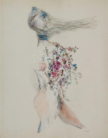 Mig Quinet, La décorée dans le vent, 1980
