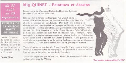 , , Journal du centre culturel de la commune de Watermael-Boitsfort, 1996