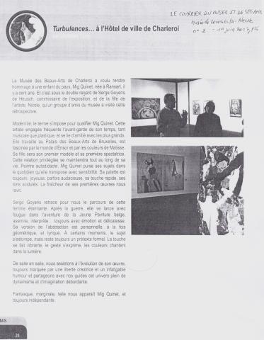 2007 Le courrier du Musée L et de ses Amis