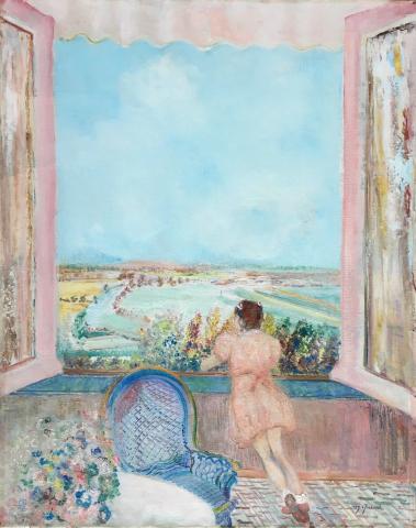 Mig Quinet, Nicole de dos à la fenêtre, La Pede, 1938