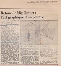 Paul Caso, Le Soir, 6 et 7 mai 1979