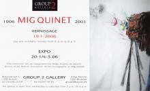Group 2 gallery, Mig Quinet, 2006