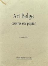 Art Belge, œuvres sur papier, 1991, galerie Brigitte Geerinckx