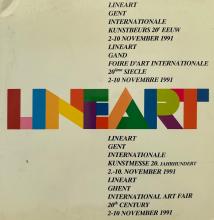 Linéart - Foire d’art internationale, 1991, Gand