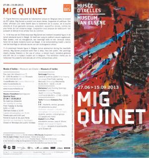 exposition musée d'ixelles, mig quinet abstraction faite, 2013