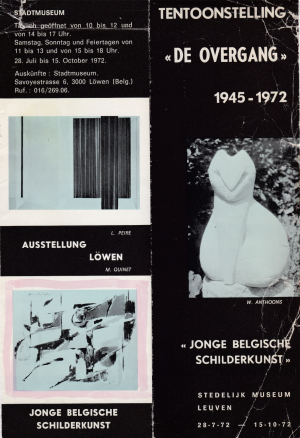 De Overgang 1945-1972 "Jonge Belgische Schilderkunst », 1972