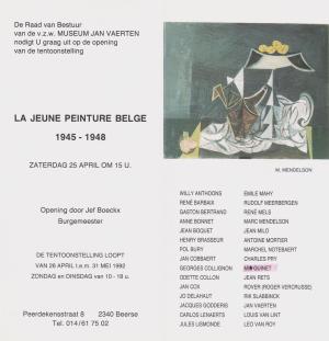 1992 La Jeune Peinture belge 1945-48, Museum Jan Vaerten, Beerse
