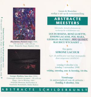 Abstracte Meesters, 1998