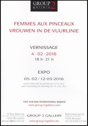 exposition group  gallery 2016 Femmes aux pinceaux