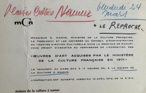 Œuvres acquises par le ministère de la culture française en 1971
